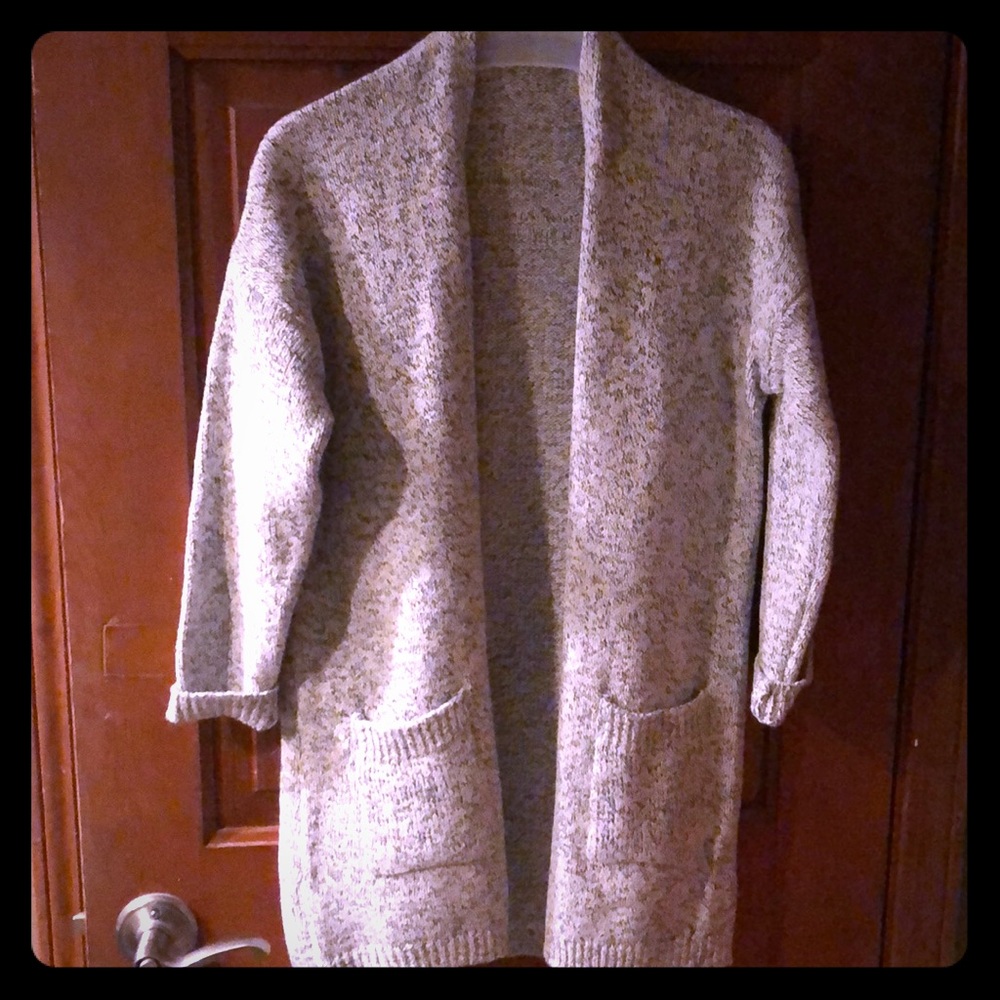 Cartigan sweater.